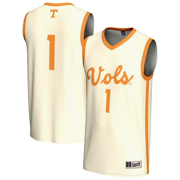 Youth GameDay Greats #1 Cream Tennessee Volunteers Lightweight Men's Basketball Fashion Jersey