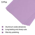 thumbnail image 4 of 5 Pack Purple Sanding Sheets 7000 Grit 9" x 3.7" Aluminum Oxide Sandpapers Wet Dry Polish, 4 of 5