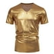 thumbnail image 5 of pstuiky camisetas de hombre, Blusa informal de verano con cuello en V y manga corta para hombre ropa de hombre s, 5 of 9
