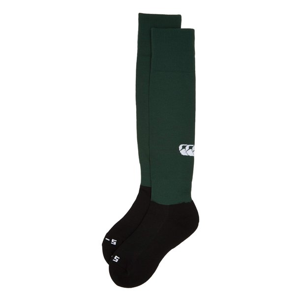 Canterbury - Calcetines de Rugby Diseño Logotipo del Equipo para Hombre (Verde Bosque)