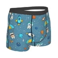 thumbnail image 2 of KLL Teeth Cosmonaut Men's Cotton Boxer Briefs Underwear-Small, 2 of 8
