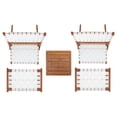 thumbnail image 6 of SAFAVIEH Darryl Outdoor Patio 5 Piece Conversation Set, Natural/White, 6 of 10