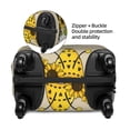 thumbnail image 4 of Disketp Gnomes Bees And Sunflowers Elastic Travel Luggage Cover Travel Suitcase Protective Cover For Trunk Case Apply To 18''-32'' Suitcase Cover (Luggage not included)-Medium, 4 of 9
