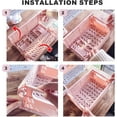 thumbnail image 3 of Small Pastel Plastic Storage Bins 2Pcs Foldable Pastel Crates Plastic Basket Colorful Storage Containers Baskets for Classroom Kitchen Office Bedroom Desktop Home Decor (Pink 5.8" x 3.8" x 2.2"), 3 of 7