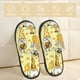 thumbnail image 2 of Fotbe Garden Honeybee Gnomes Pantuflas Peludas para Mujer con Estampado, Zapatillas de Peluche, Zapatos de Invierno para Casa, Uso Interior y Exterior-Large, 2 of 8