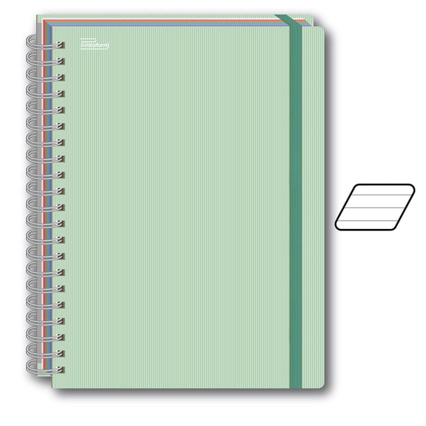 Libreta Profesional Universitaria Colores Pastel 200 Hojas Raya Printaform