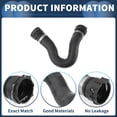 thumbnail image 4 of Unique Bargains Radiator Hose Heater Hose No.8R0121101C for Audi Q5 3.0L 2013-2017 Black Rubber 1 Pc Water Pipe On Water Pipe Good Sealing, 4 of 7