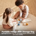 thumbnail image 5 of PlanToys® Petanque Wooden Montessori Gross Motor and Coordination Game | Aim, Concentration and Early Math Skill Development Activity | Eco Friendly Outdoor and Indoor Throwing Set, 5 of 9