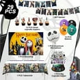 thumbnail image 3 of The Nightmare Before Christmas Party Decorations Kits - 29Pcs The Nightmare Before Christmas Banners Backdrop Tablecloth &  Balloons Cake Toppers etc. Christmas Party Supplies, 3 of 7