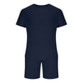 thumbnail image 4 of Dagugfen Mens 2 Piece Outfits Casual Tracksuit Shorts and Oversized Short Sleeve Shirts Comfy Sport Sets, 4 of 6