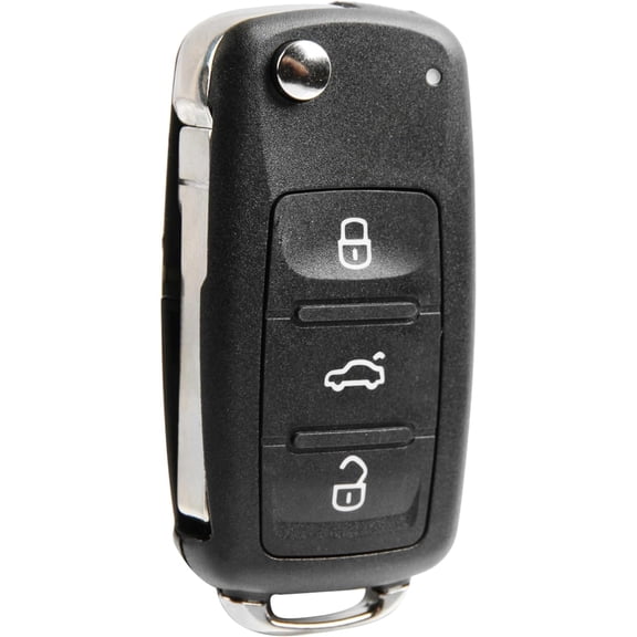 Key Fob Replacement Keyless Entry Remote for 2010 2011 2012 2013 2014 2015 2016 Volkswagen Beetle CC EOS Golf GTI Jetta Passat Tiguan Touareg 4-Button Flip Key (NBG010206T, 5K0837202AK)