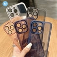thumbnail image 3 of Lujo Azul Acrílico Transparente Duro A Prueba De Golpes Samsung Galaxy A54 A04E A34 A14 A02S A03S A10S A20S A50S A30S A50 A24 S23 Plus ULTRA Funda Para Teléfono De Grado Simple Shock Suave TPU Cubiert, 3 of 4