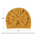 thumbnail image 5 of Caoirhny Cute Turban Hat Cap Beanie Bonnet with Big Bowknot Hospital Baby Hats Knot Headwraps Turbans for Newborn Baby Toddlers Infants, 5 of 5