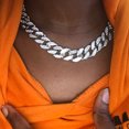 thumbnail image 3 of 1 UNID MODA DE MODA HIP-HOP Estilo Joyería con estilo Cadena de cuello Aleación de joyería Accesorio, 3 of 5