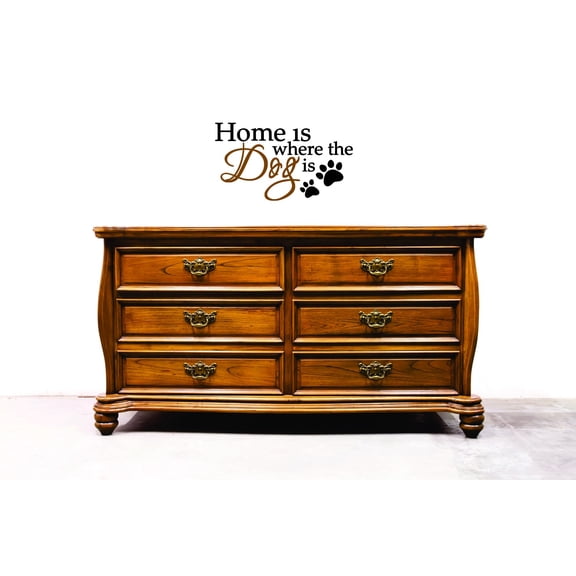 New Wall Ideas Home Is Where The Dog Is 10x20 Inches