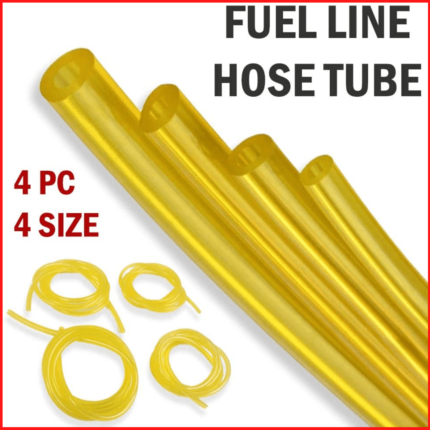 Pack of 3 Fuel Line Hose Feet Petrol Tubing Chainsaw Common Fuel Pipe Line 