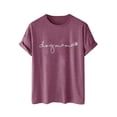 thumbnail image 3 of XCHQRTI Dog Mama Graphic Tees for Women Short Sleeve Tshirts Ladies Funny Tops, 3 of 8