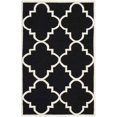 thumbnail image 1 of Safavieh Dhurries Black Contemporary Rug - 8' x 10', 1 of 3