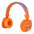thumbnail image 2 of Children's Bluetooth Headset, Children Cartoon Headsets Noise Canceling Orange Wired/wireless Mode Ergonomic  For Children Kids Study Travel, 2 of 8