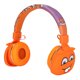 thumbnail image 2 of Auriculares de dibujos animados para niños, auriculares naranjas con cancelación de ruido para niños, viajes de estudio para niños, 2 of 5