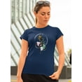 thumbnail image 2 of Crystalline Serpent I T-Shirt Women -Grace Popp Designs, Female Small, 2 of 4