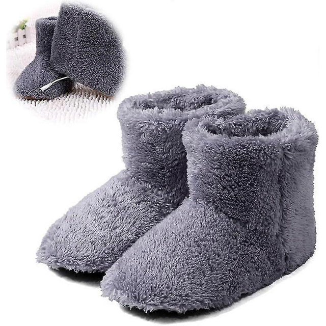 Calentadores de pies, calentadores de pies eléctricos, zapatos con calefacción eléctrica, aptos para hombres y mujeres, zapatos calefactables para la oficina en invierno.