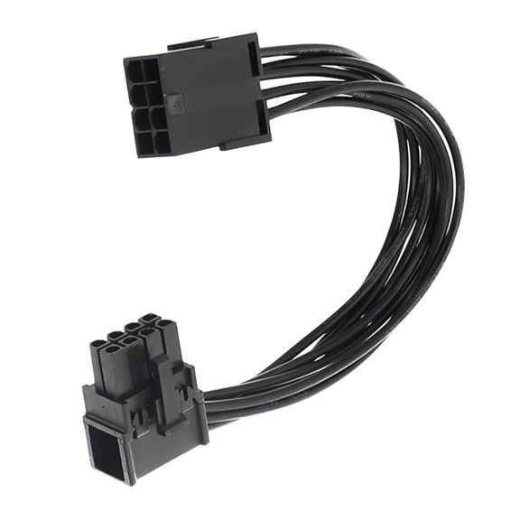 8Pin Female to 8Pins Male Mainboard Power Extension Cable Graphics Card 8Pin Power Cord 90 Degree Elbow