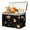 Color 3, variant on Jiaoprinted Aztec Toy Storage Box Chest with Lid & Divider, Southwestern Western Foldable Toy Organizer Bin with Sturdy Handles for Nursery Living Room, 85L, 25"x13"x16"