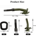 thumbnail image 3 of Fuel Canister for 5/10/20L Canister, Metal Rubber, Jerry Gerry Can Pourer, Flexible Nozzle, Petrol Canister, Oil Change Canister, 3 of 5