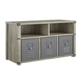 thumbnail image 1 of Little Seeds Nova Bedroom Storage Bench – Grey Oak, 1 of 9