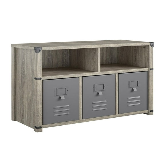 Little Seeds Nova Bedroom Storage Bench – Grey Oak