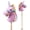 Purple, variant on HollyHOME 36 Inch Unicorn Stick Horse Handcrafted Hobby Horse with Wooden Handle Real Pony Neighing and Galloping Sounds Pretend Play for Kids Purple