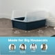 thumbnail image 2 of Caja de arena para gatos IRIS USA XXL con la parte superior abierta, 30 de largo x 20 de ancho x 14 de alto, azul marino, 2 of 6