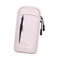 thumbnail image 4 of Arzuelo deportivo con correa ajustable, estuche universal de banda de brazo de corredores transpirable, bolsa de brazo de teléfonos inteligentes para Rosa, 4 of 8