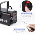 thumbnail image 3 of Máquina de Humo JDR Mini 500W Máquina de Humo con Modo Automático y Control Remoto Inalámbrico Fogger Portátil para Exteriores, Fiestas, Efectos de Escenario, Interiores, Discoteca, Halloween, Desinfe, 3 of 3
