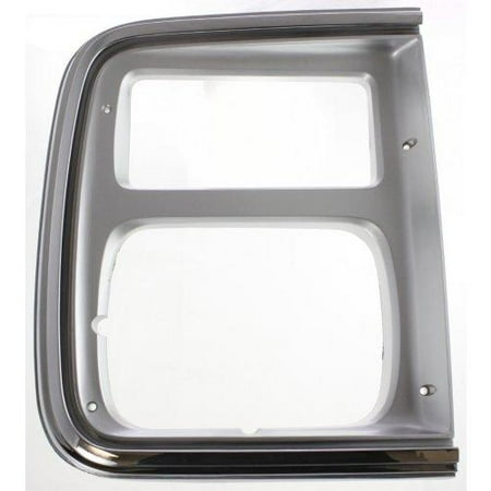 Chevy Passenger Van - Go-Parts » 1985 - 1991 Chevrolet G20 Headlight Bezel - (Brand: LKQ) - Left (Driver) Side - (Beauville 5.7L, 5.0L, 6.2L, 4.3L Extended Passenger Van + Chevy Van 5.7L, 5.0L, 6.2L, 4.3L Standard Cargo)