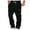 Black, variant on Mens Jogging Bottoms Casual Loose Sweatpants with Drawstring Men Waistband Running Trousers Tracksuit Bottoms Stretch Fit Jogger Trousers Plus Size Hip Hop Pants Sports Black Sweat Pants