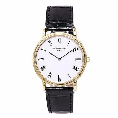 Pre-Owned Patek Philippe Calatrava 5120J-00 Gold  Watch (Certified Authentic &