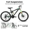 thumbnail image 5 of Ambifirner 24-Inch Mountain Bike – Full Suspension, 21-Speed Grip Shifters & Steel Frame for All-Terrain Trails (Unisex, Mechanical Disc Brakes)​​, 5 of 7