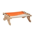 thumbnail image 3 of Repisa de ventana multifuncional para gatos, estable para gatos de hasta 18 kg, sin ventosa. naranja gris, 3 of 9