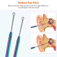 thumbnail image 2 of Kit de limpieza de oídos, herramienta segura para eliminar la cera de los oídos, kit de eliminación de cera de los oídos, fácil de usar, selección de oídos sin dolor, con caja de almacenamiento y, 2 of 5