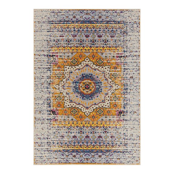 Manhattan MAN-33 Orange Bohemian Rug 2' X 3'