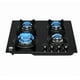 thumbnail image 1 of Estufa De Mesa/parrilla A Gas 4 Quemadores Cristal Templado Color Negro, 1 of 5