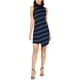 thumbnail image 1 of Anne Klein Vestido suéter acanalado para mujer, negro, grande, 1 of 2