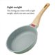 thumbnail image 3 of Bearachild Olla de cocina, sartén, cocedor de huevos, mano de obra, mango largo, agarre práctico, accesorios para el hogar, profesional, de larga Cocina y Comedor 28cm Bearachild HA067469-03, 3 of 6