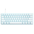 thumbnail image 1 of OUTEMU USB Wired 61-key Mechanical Keyboard LED Backlit Supports hot swap Blue Switch / Red, 1 of 8