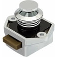 thumbnail image 4 of Push Button Campervan - Latch Lock Knob Closure Door Cupboard for RV Motor Caravan 5 Pieces(Chrome), 4 of 5