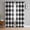 Black, variant on Navy Blue Check Sheer Curtains 63 Inch Length 2 Panels Set for Living Room/Bedroom, Farmhouse Buffalo Plaid Blue Semi Curtain Sheers Drapes Rod Pocket Curtains Window Treatment Set 52''x63''x2