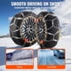 thumbnail image 4 of Cadenas para neumáticos de nieve VEVOR para coches, SUV y camionetas, paquete de 2, 4 of 9