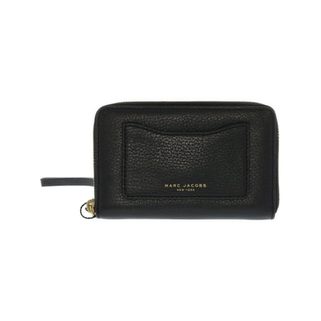 Marc Jacobs Metallic Tote - Marc Jacobs Women's Recruit Zip Phone Leather Wristlet - Black